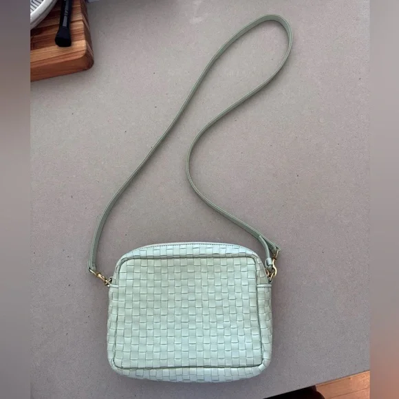 Clare V Woven Midi Sac - Mint - Picture 4 of 9